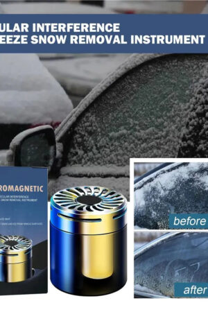 Snow removal with car aromatherapy